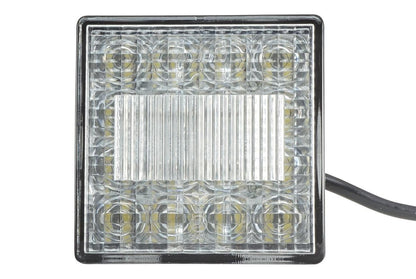 HELLA Luz de Marcha LED 24 V 80 x 80 x 33.7 mm, Rojo, 2ZR 357 029-151