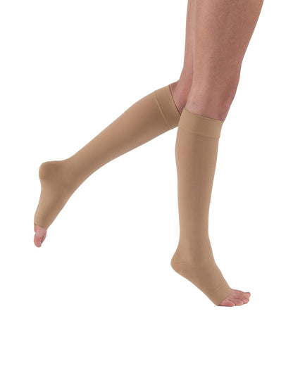 Media Jobst Relief 20-30 Mmhg Rodilla Punta Abierta (BEIGE, CH)