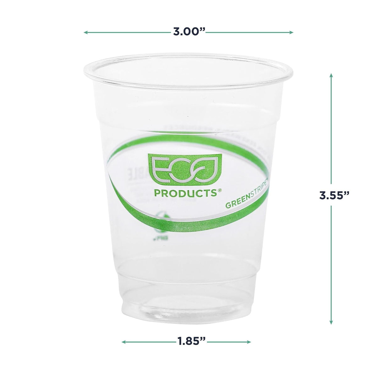 Eco-Products, Inc Vasos para bebidas frías, Productos verdes, Transparente, 7 ounce cold cup