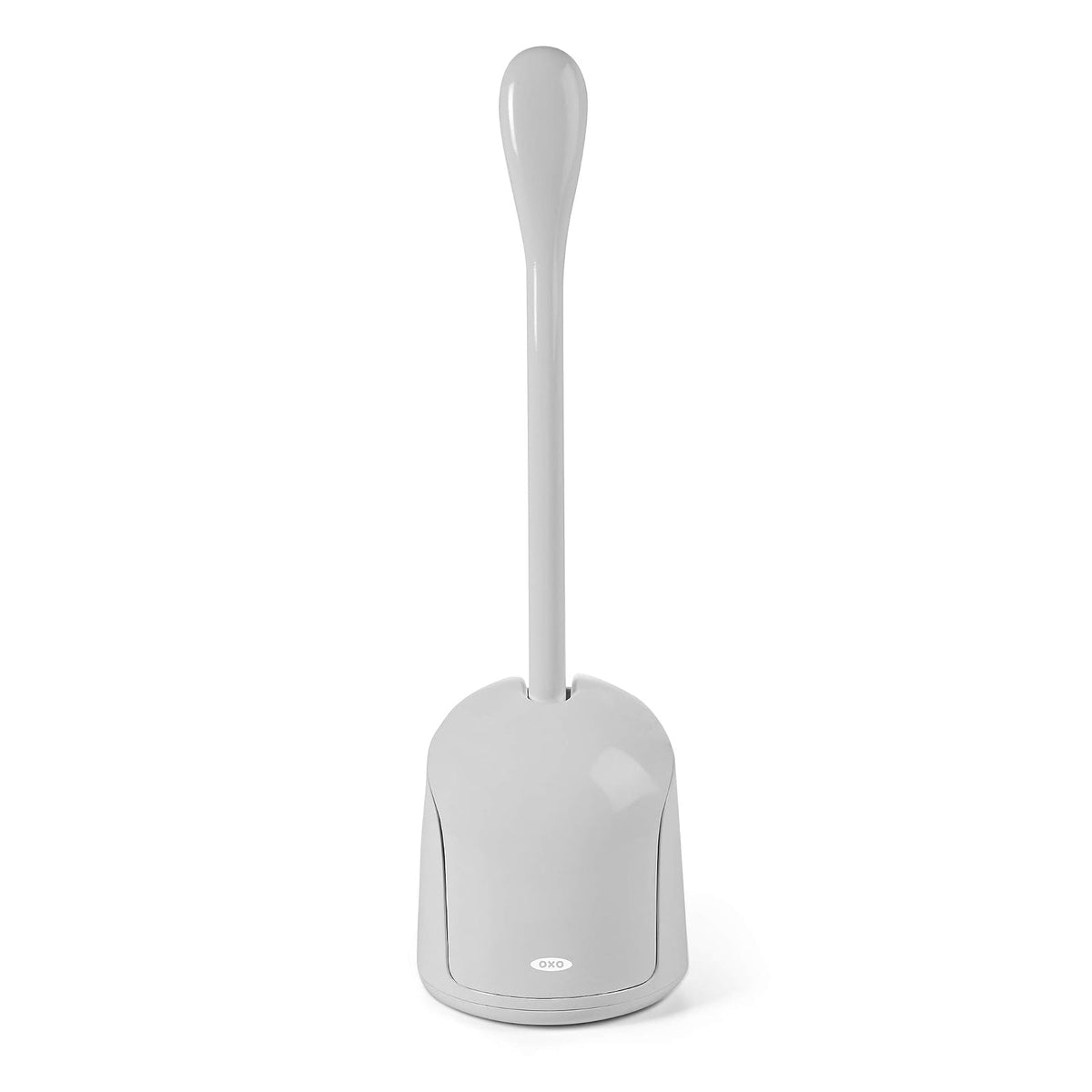 OXO Good Grips Hideaway - Escobilla de Inodoro compacta, Gris, 1, 1 - Gris - 1 paquete