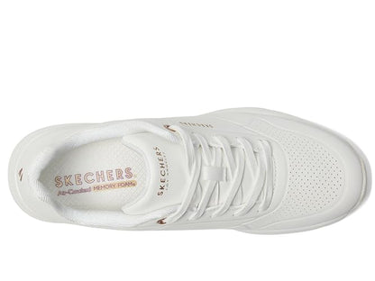 Skechers Million Air - Aire Elevado Zapatillas para Mujer | Tenis casuales, espuma viscoelástica refrigerada por aire, Skech-Air, ajuste de cuña con 1 pulgada de altura, sin cordones