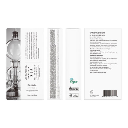 Dr.althea 345 Relief Cream, Daily Face Moisturizer for Soothing | Recovery and Blemish Care with Pdrn & Niacinamide, Korean Vegan Skincare All Skin Types, 1.69 Fl Oz (Ver.2 - Pack of 1)