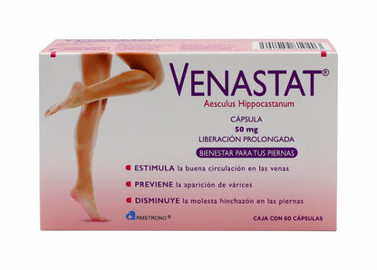 Venastat Cápsulas caja con 60 Piezas
