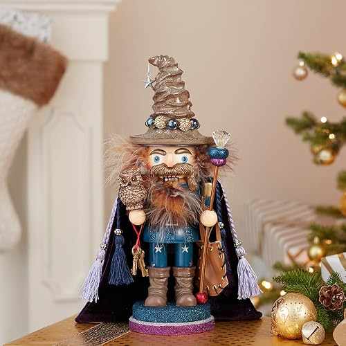 Kurt Adler 15 "Hollywood Wizard Nutcracker con búho