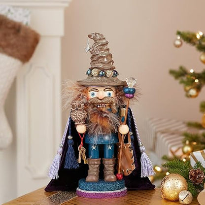 Kurt Adler 15 "Hollywood Wizard Nutcracker con búho