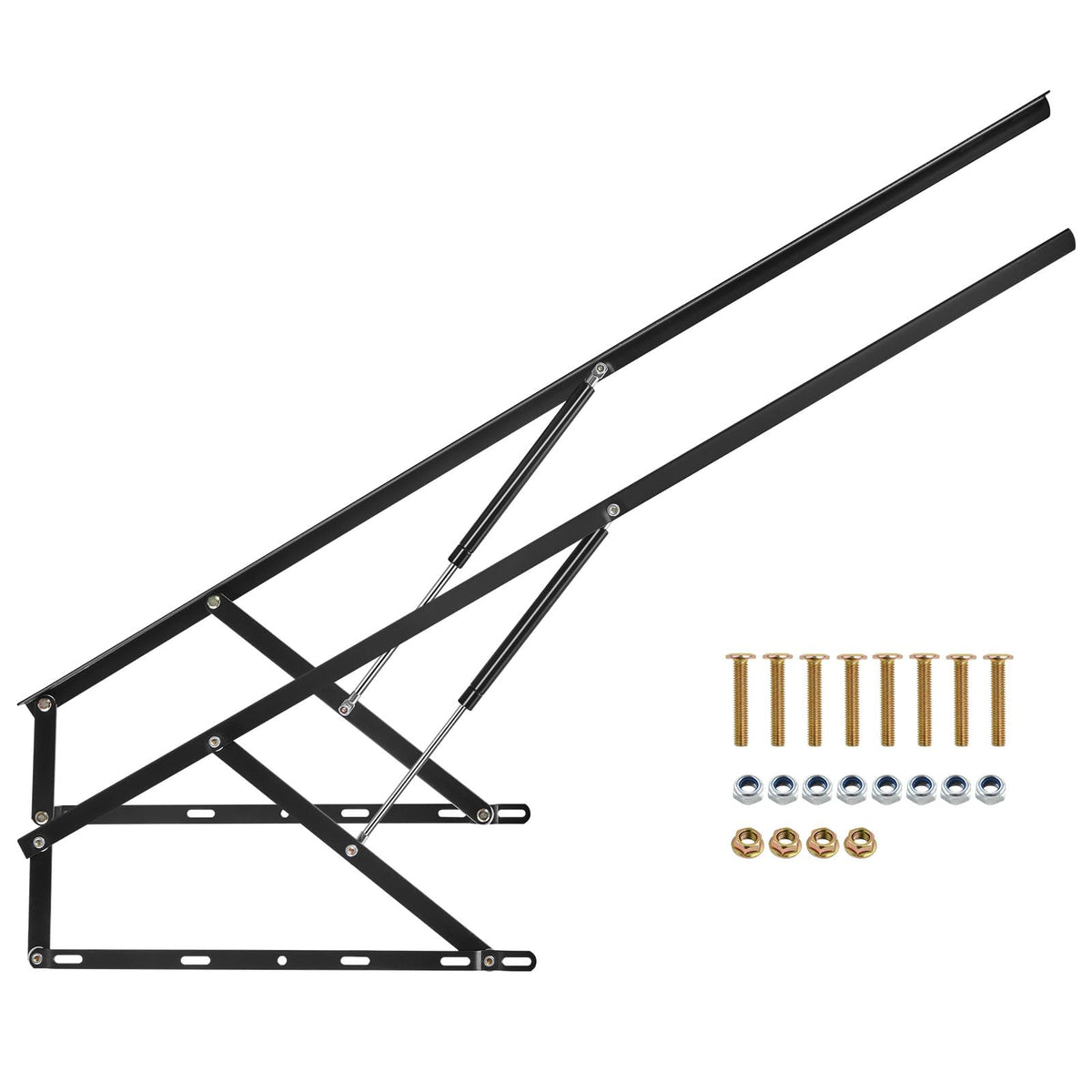 VEVOR Elevador de cama de 59 x 79 pulgadas, compatible con camas de hasta 265 libras de carga, herrajes para cama de pared para bricolaje