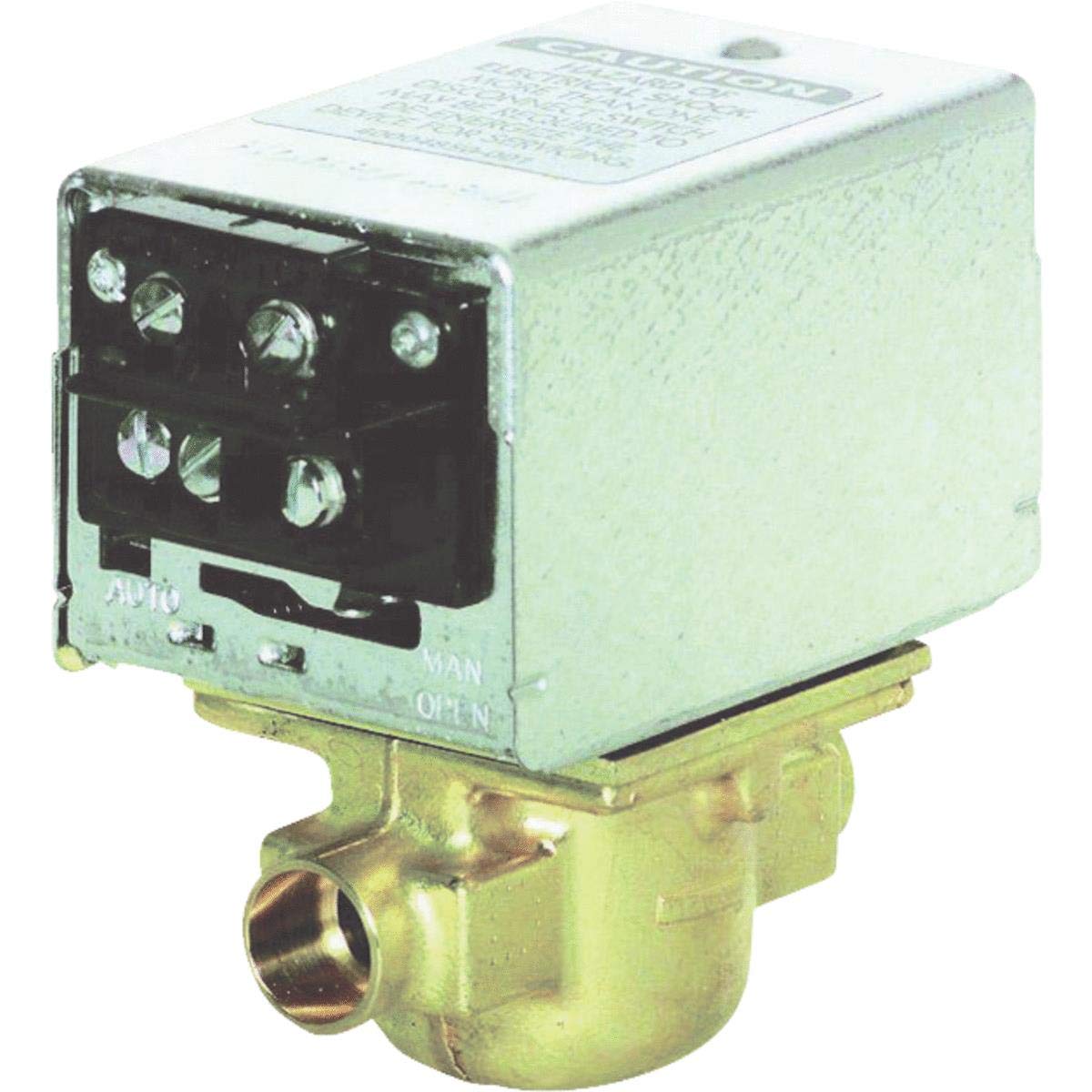 Honeywell V8043F1036/U Válvula de zona de sudor de 3/4 pulgadas, extremo de terminal, 24 V, 4 pulgadas de altura, 3-1/2 pulgadas de ancho, 2-3/8 pulgadas de longitud