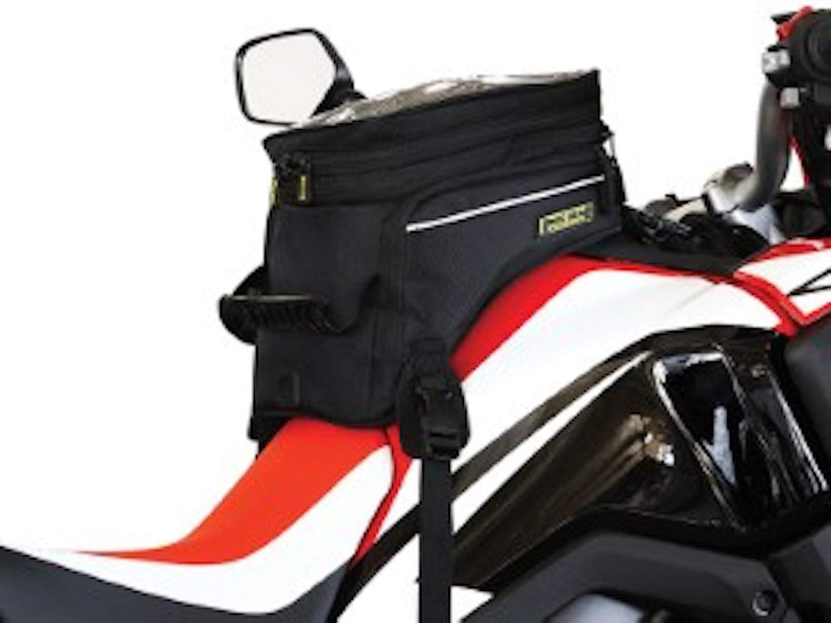 Nelson-Rigg Trails End Adventure - Bolsa para Tanque de Motocicleta, se Adapta a la mayoría de Motos de Aventura Honda Yamaha Kawasaki
