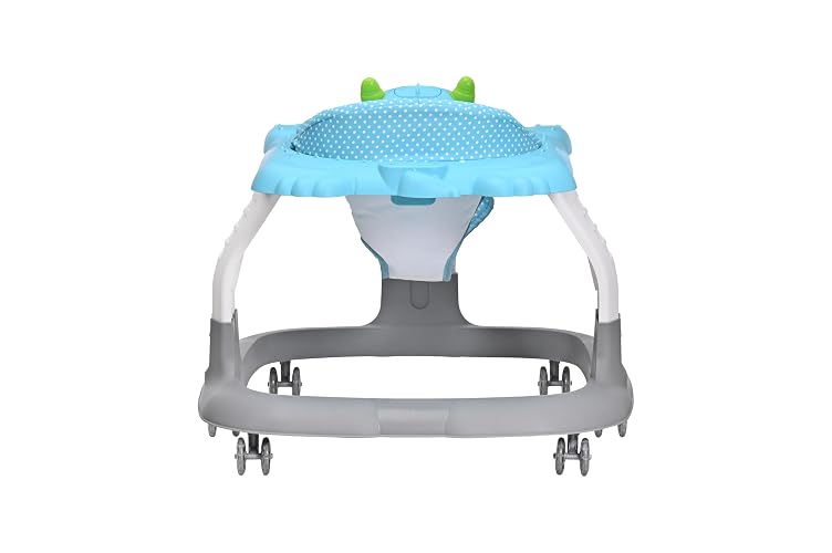 PRINSEL | Andadera Baby Monster para bebés con Asiento Acolchonado Azul