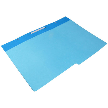 Wilson Jones Carpeta Reforzada con Broche Acopress, Oficio, 300 Hojas, Azul, 120 Piezas