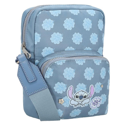 W Capsule Stitch Porta Celular para Mujer Azul Acattootcw | Azul, para mujer, estampado Disney, fabric de textura lisa, 15x7x21 cm
