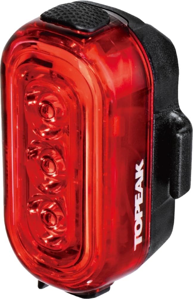 Topeak TailLux 100 USB Luz Trasera para Bicicleta (Rojo/Negro)