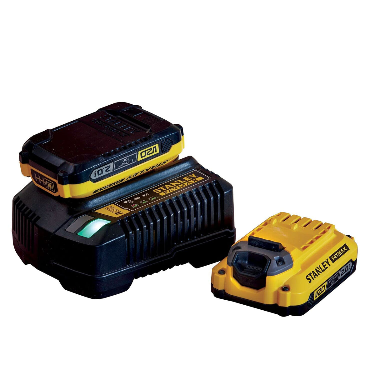 STANLEY Cargador Para Batería De Ión De Litio 2A 20V. Sistema V20 (SC200-B3)
