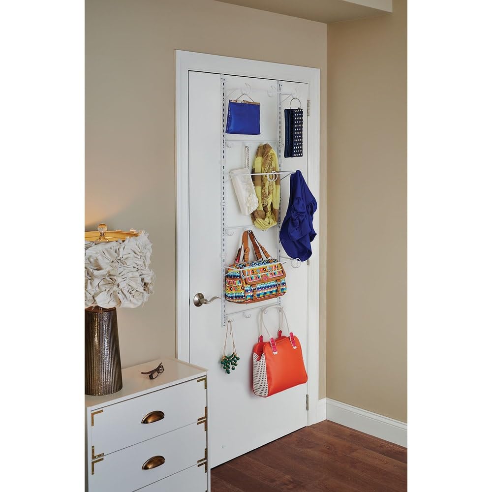 ClosetMaid 97537 Over-the-Door Adjustable Hanging Organizer, White