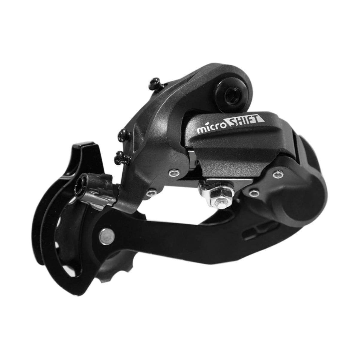 MICROSHIFT Cambio Trasero MTB RD-M21S | 6/7 Velocidades | Jaula Corta | Máx. 32D | Montaje Directo | Acero Resistente | Negro
