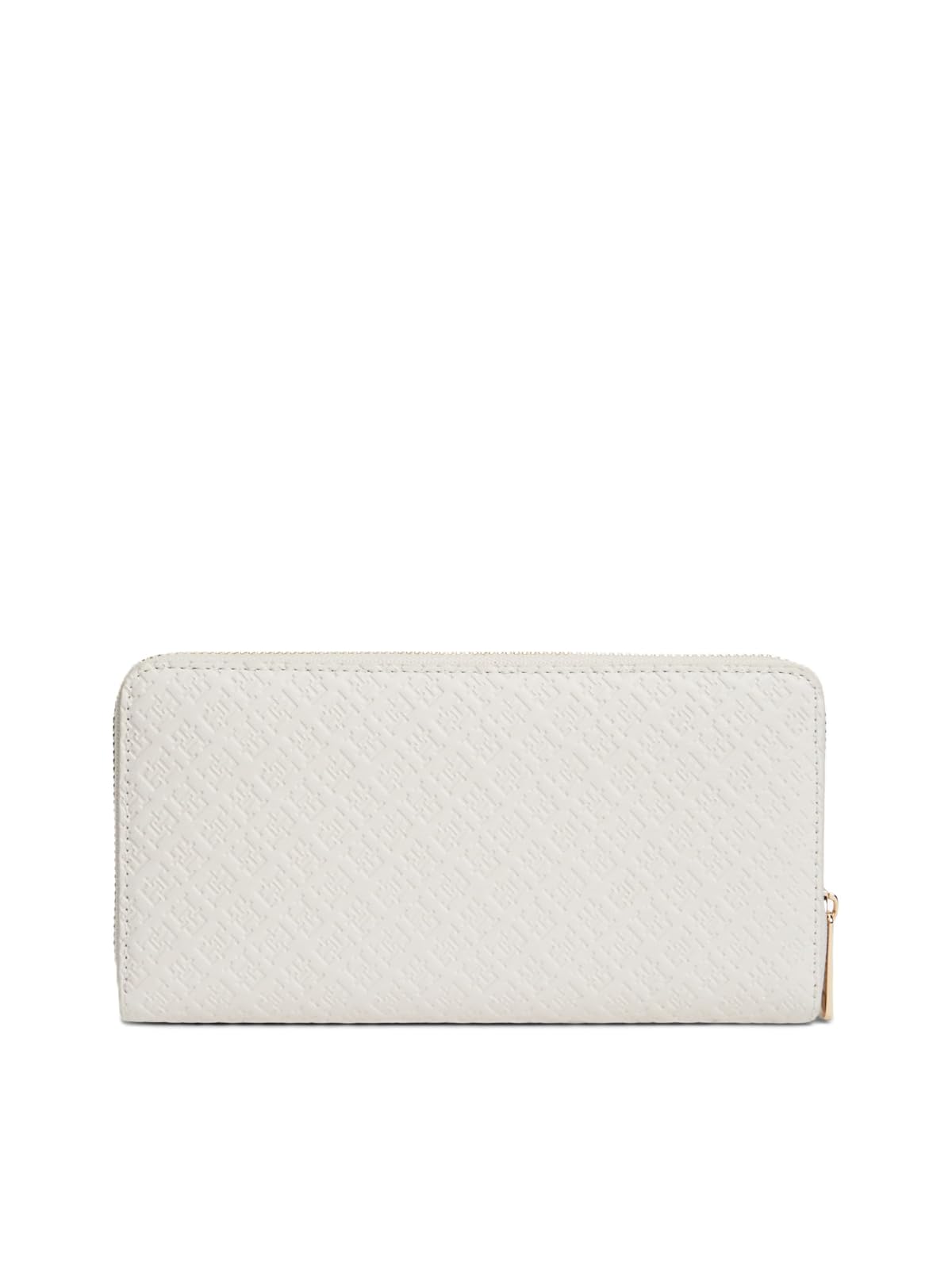 Tommy Hilfiger Cartera Zip Around Walllet para Mujer, Beige