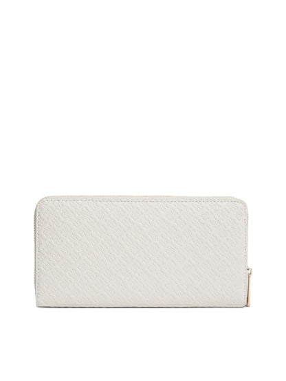 Tommy Hilfiger Cartera Zip Around Walllet para Mujer, Beige