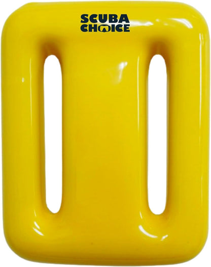 Scuba Choice Amarillo con Revestimiento de Vinilo Buceo Plomos