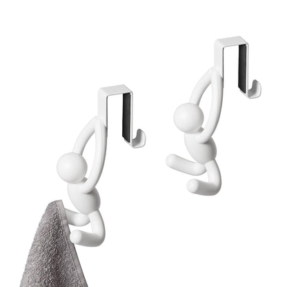 Umbra - Perchero Buddy 2 Ganchos Blanco