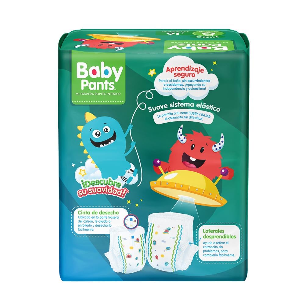 Baby Pants Calzón Entrenador Niño Talla Grande 96 Pañales de Entrenamiento