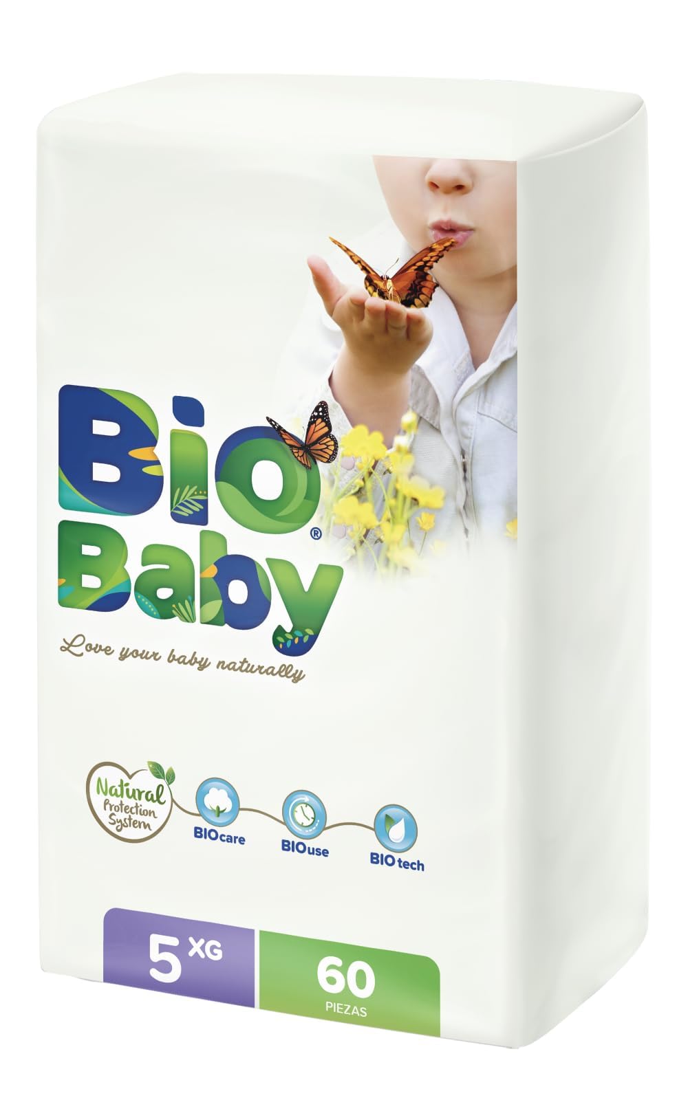 Bio Baby Pañal Talla 5 X Grande 180 pañales