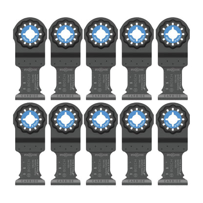 Bosch OSL114C-10 1-1/4" Starlock® - Hoja oscilante de carburo multiherramienta para corte de inmersión (10 unidades)