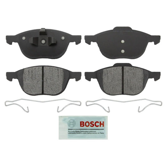 Bosch Balatas de Freno Delanteras Cerámicas BE1044H | Compatible con Ford C-Max, EcoSport, Escape, Fiesta, Focus; Mazda 3, 5; Volvo C30, C70, S40, V40 Cross Country, V50
