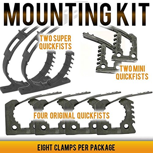 QUICK FIST Kit de Montaje de Abrazadera de 8 Piezas