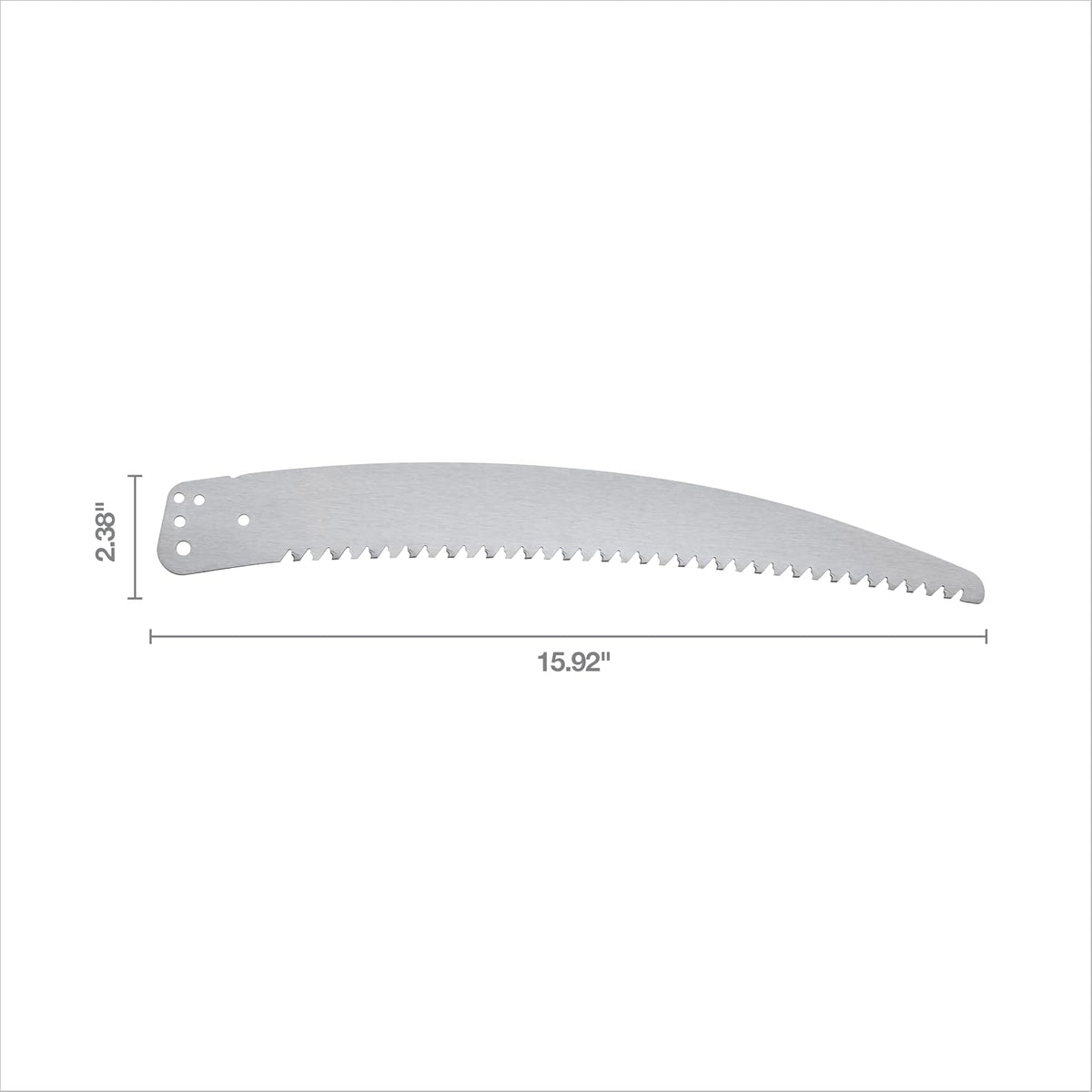 Fiskars - Hoja de sierra de poste de repuesto para sierras de podar y podadoras de árboles, hoja de 15 pulgadas con diseño de dientes estilo motosierra Woodzig