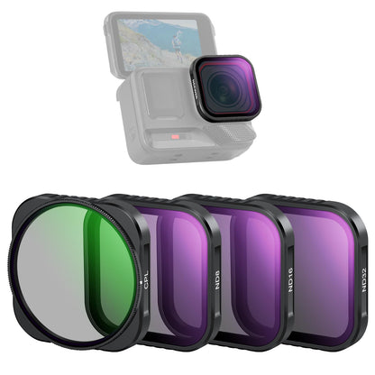 NEEWER Set 4 Filtros ND/PL para Insta360 Ace Pro 2 - Ace Pro - Ace Pro 2 - Paquete de 4 ND - CPL