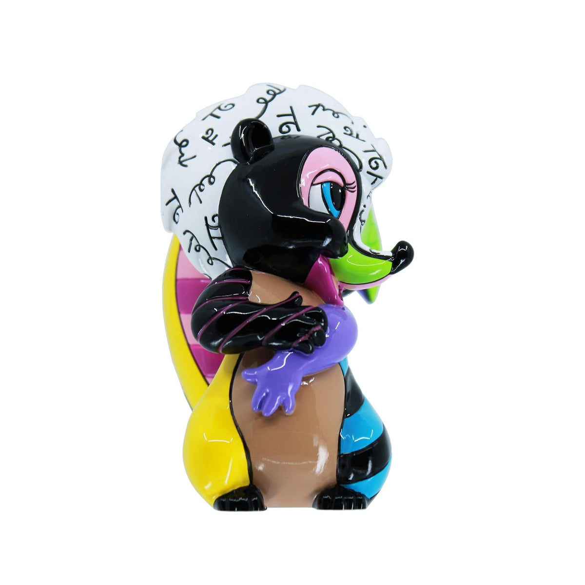 Enesco Disney Britto Bambi Flower Coy Pose - Figura en Miniatura, 3 Pulgadas, Multicolor
