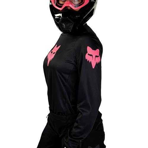 Fox Racing Women's Blackout Motocross Jersey Jersey Motocross Blackout para Mujer Mujer