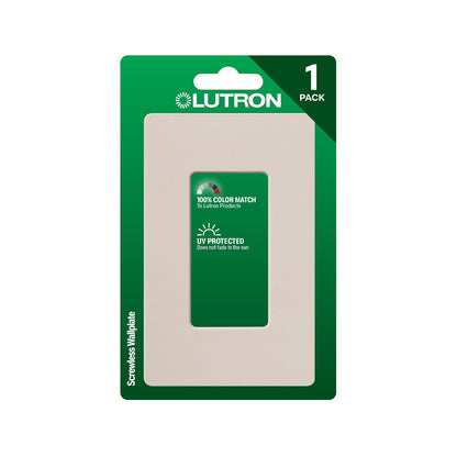 Lutron Claro 1 Gang Decorator Wallplate, SC-1-TP, Taupe