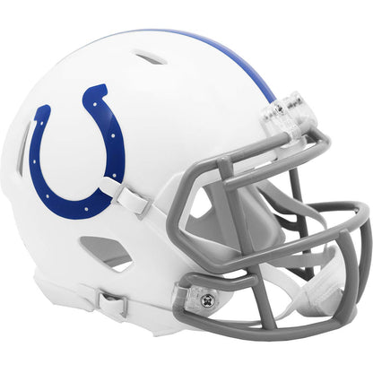 Riddell NFL Speed Mini Casco de Colección - Colts de Indianápolis - Una talla - Color del equipo
