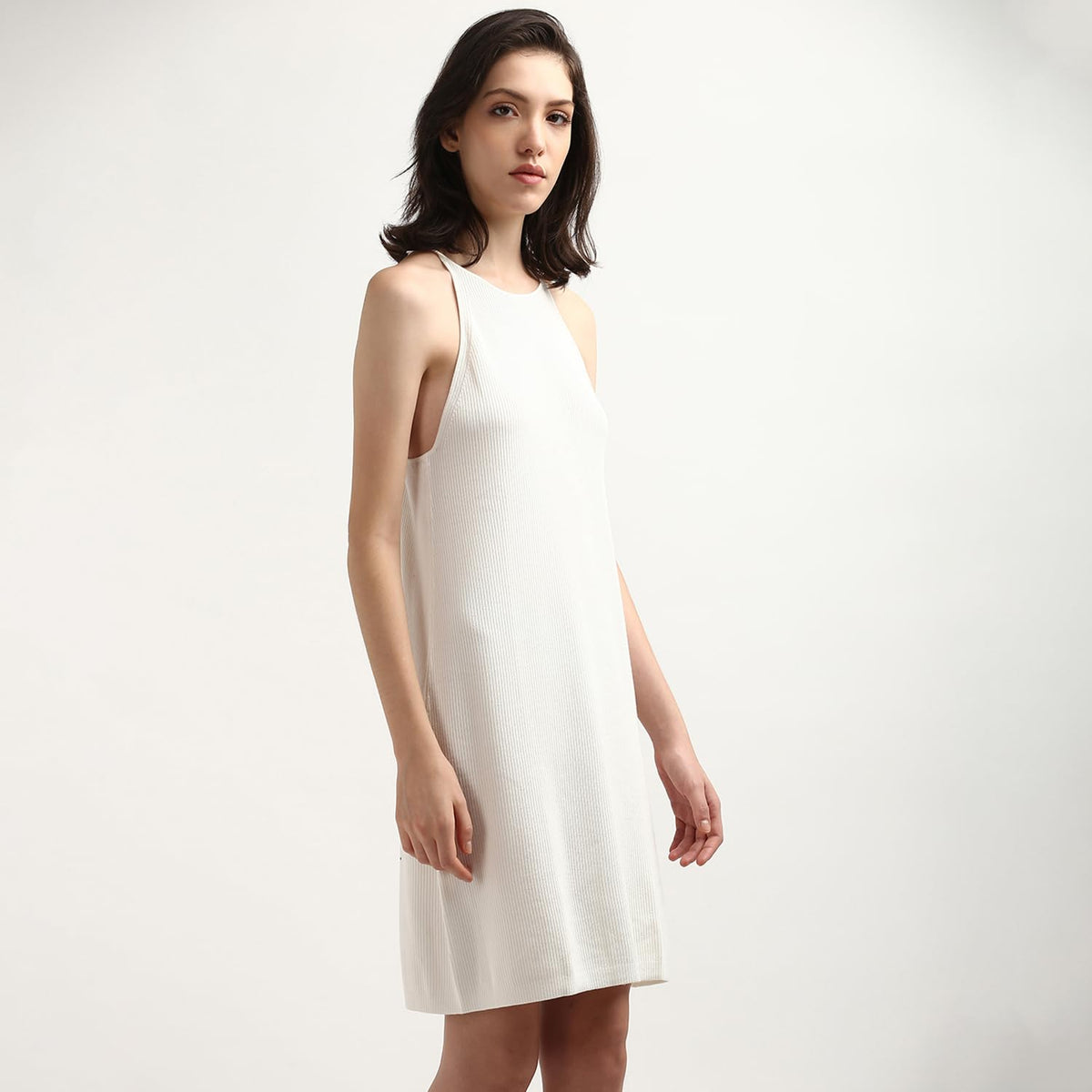 Calvin Klein Racer Back Sweater Dress Vestido Mujer