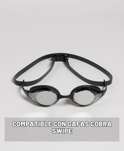 ARENA Cobra Series - Kit de correa de silicona para anteojos de natación, multicolor