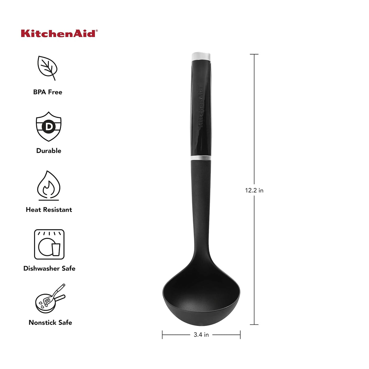 KitchenAid Cucharón de Nylon Clásico KE006OHOBA
