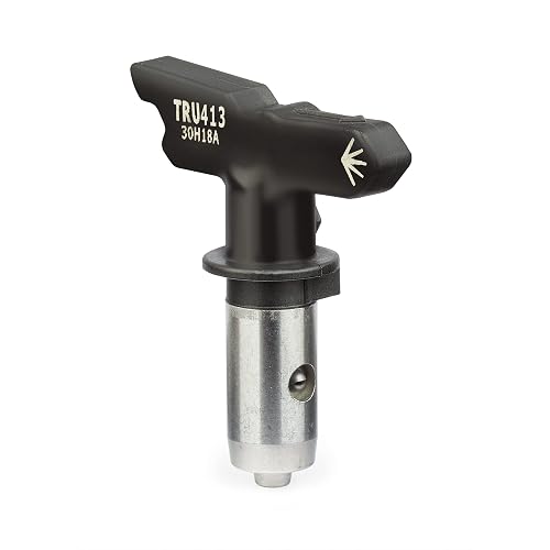 Graco TRU413 TrueAirless 413 Punta de pulverización, color negro, plateado