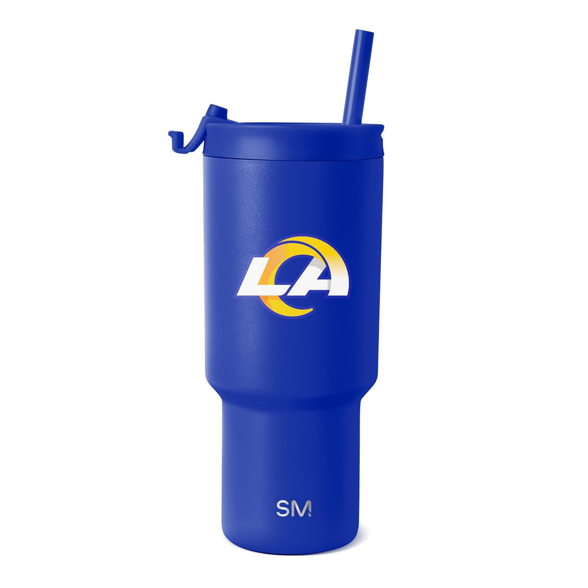 Simple Modern Termo de 30 Onzas con Tapa Abatible y Popote - MERCANCÍAS - Los Angeles Rams