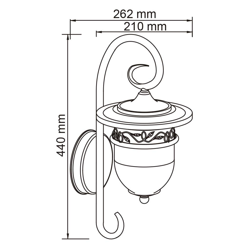 Tecnolite Farol LED Exterior, Lámpara de Pared LED, 20 W, IP 44, 100 - 127 Volts,