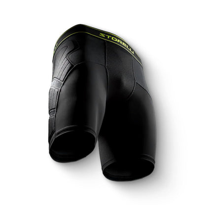Storelli - Pantalones Cortos de Impacto Unisex con Acolchado para fútbol, protección Inferior del Cuerpo Mejorada