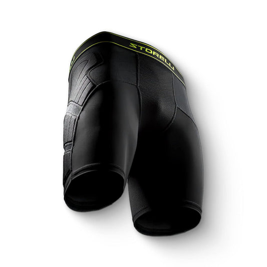 Storelli - Pantalones Cortos de Impacto Unisex con Acolchado para fútbol, protección Inferior del Cuerpo Mejorada
