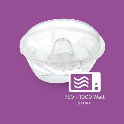 Philips Avent Protector de Pezones Mediano | Ayudan a continuar la lactancia cómodamente | Diseño suave y delgado | 21 mm - Mediano | 2 pz | SCF153/03