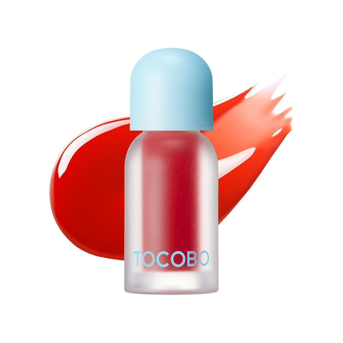 TOCOBO Juicy Berry Plumping Lip Oil Tono 02 Berry Brandy, Aceite Labial con Color, 4 g - 01 Chill Red