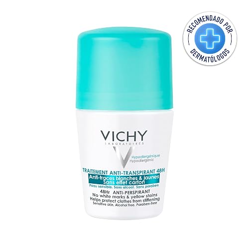 VICHY Desodorante Anti-transpirante y Anti-manchas Roll-On 48H Vichy Deos 50ml