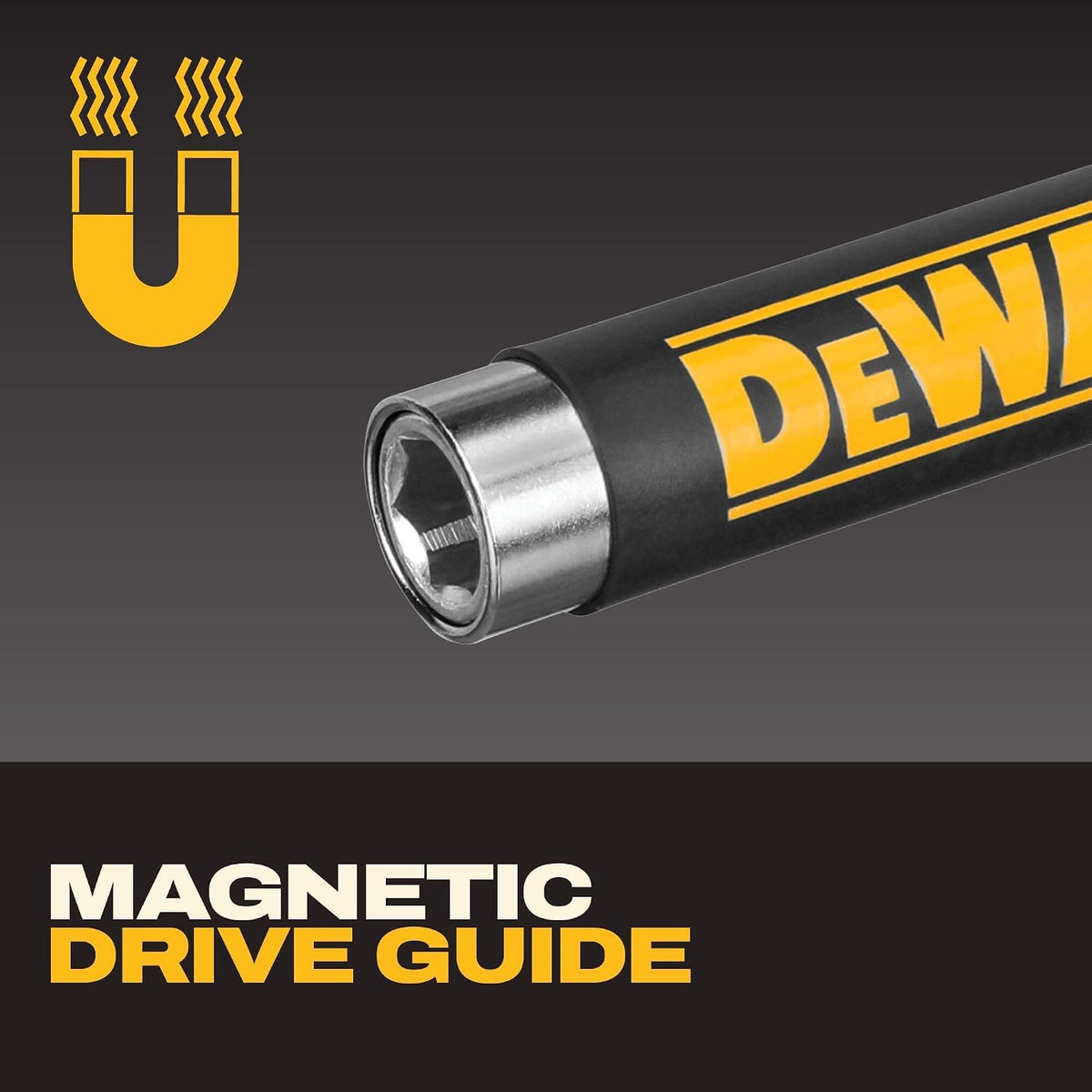 DEWALT DWAF2058CS 18 pieza(s) Juego de guía magnética compacta, color amarillo