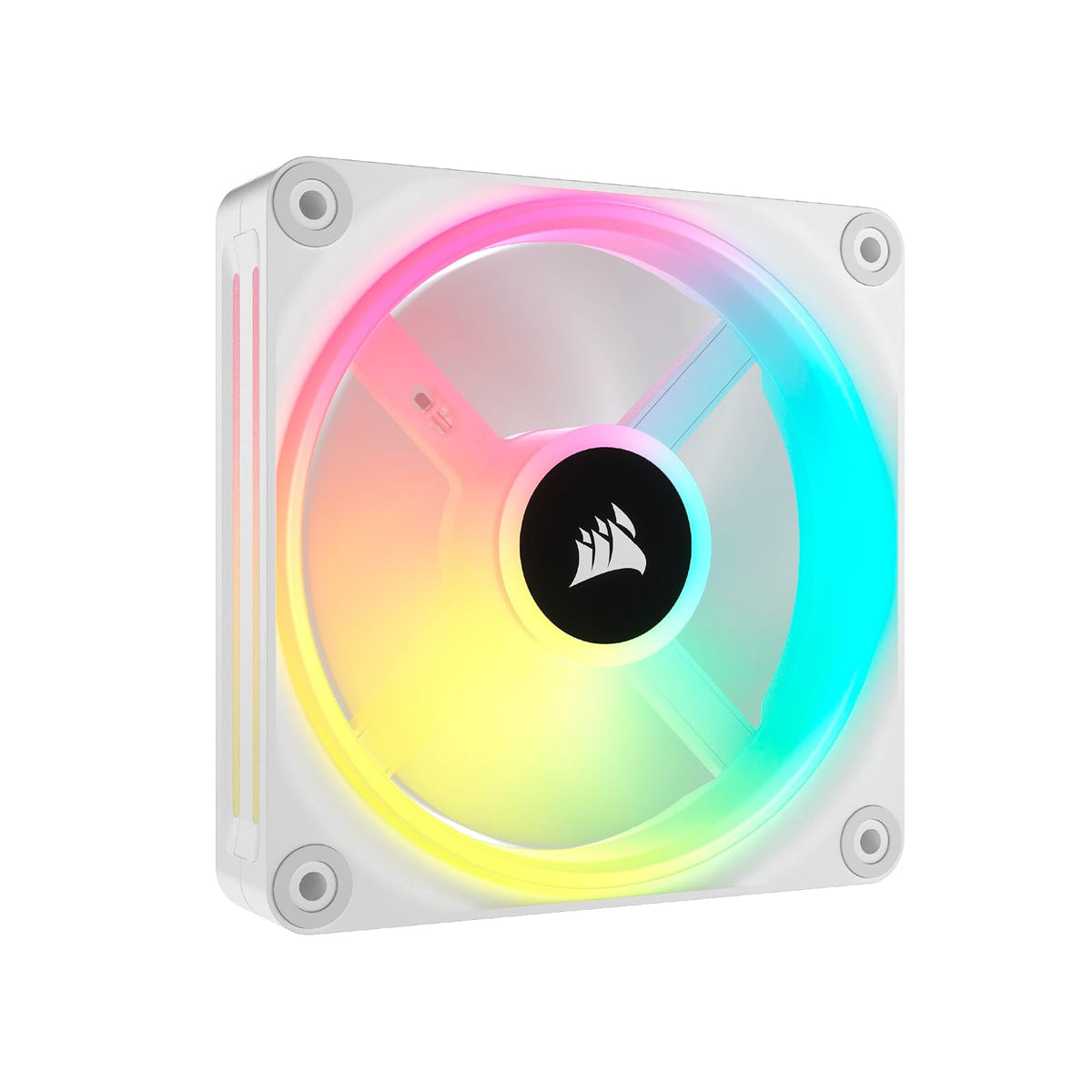 Corsair iCUE Link QX140 RGB Ventilador para PC con Cúpula Magnética - Simple (120mm) - Blanco