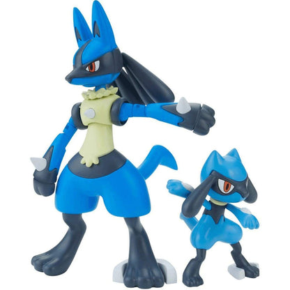 Bandai Hobby Kit de Modelo Armable Pikachu Model Kit Quick! 01 - PokePla - Riolu & Lucario