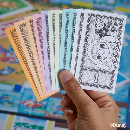 Hasbro Gaming Monopoly Edición Disney Stitch Juego de Mesa
