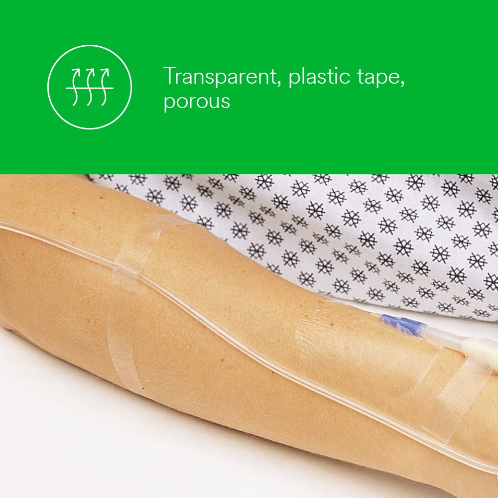 3M 1527-1 - Cinta transportadora (12 unidades) | Modelo 1527-1. Paquete de la caja: 12 rollos/cartón; 10 cartón/caja. Cinta médica para uso profesional de la salud.